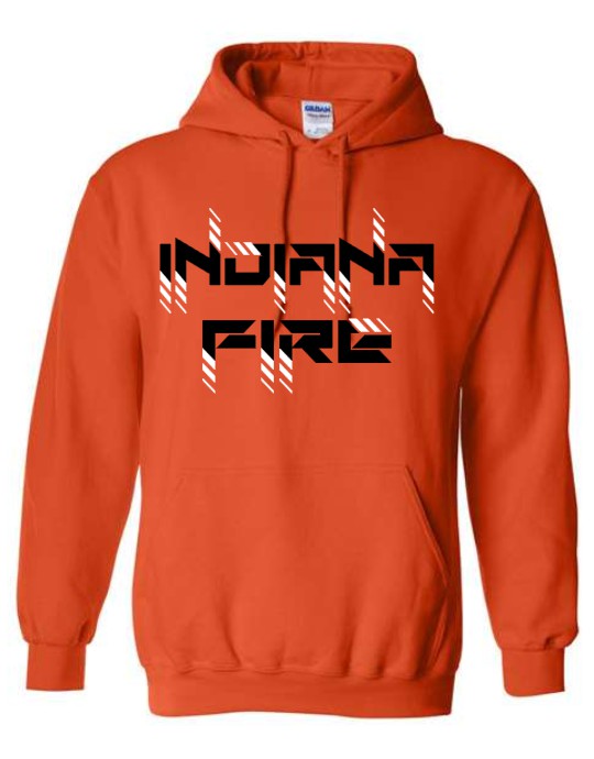 SLASHES PRINT HOODIE