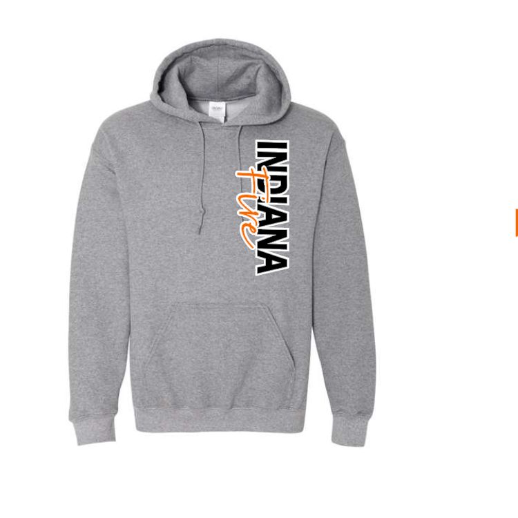 VERTICAL PRINT HOODIE