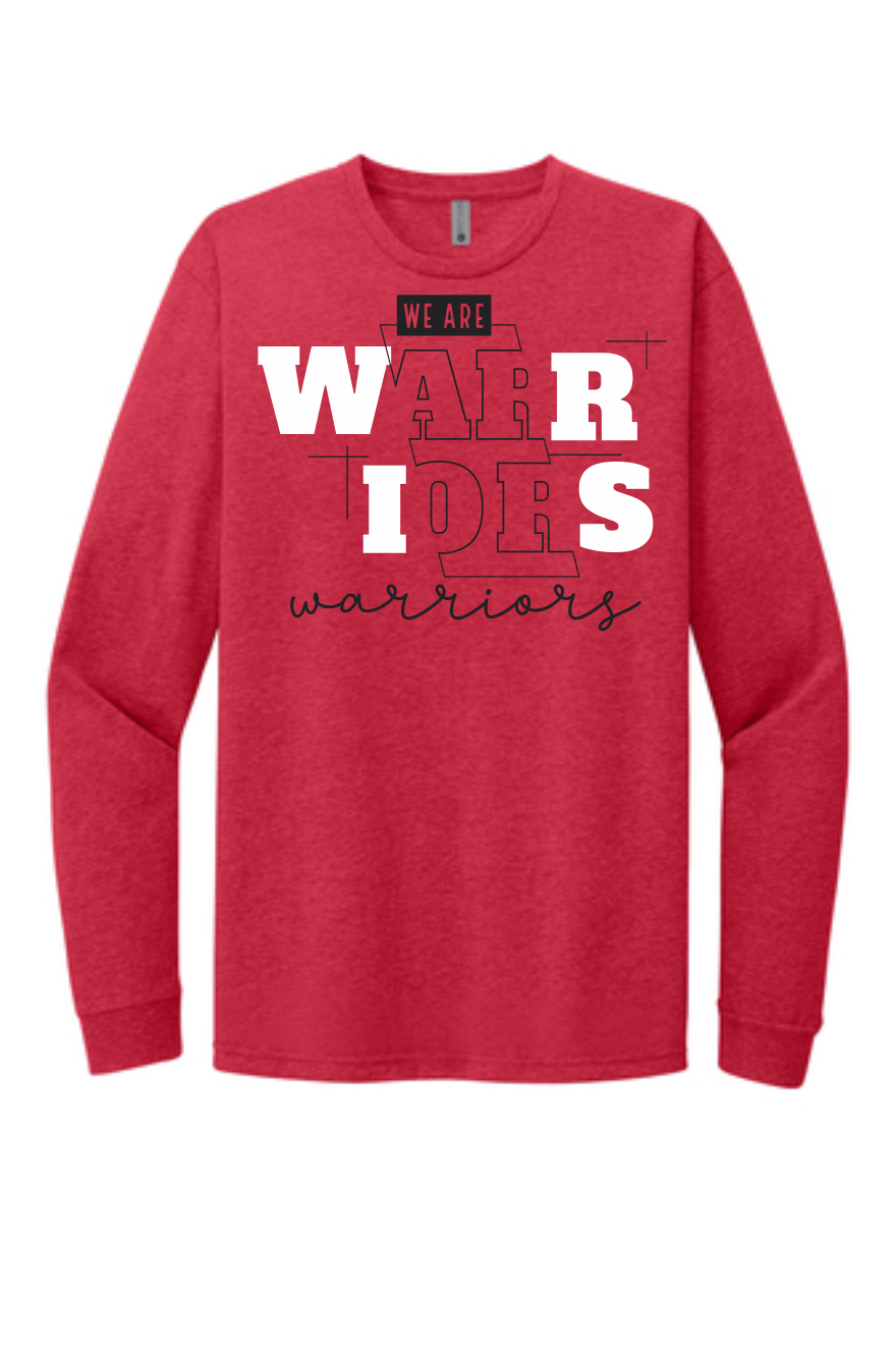 WE ARE WARRIORS NEXT LEVEL LONG SLEEVE TSHIRT