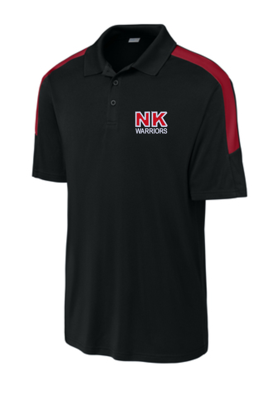 MENS SPORT TEK POLO NK WARRIORS EMBROIDERED LOGO