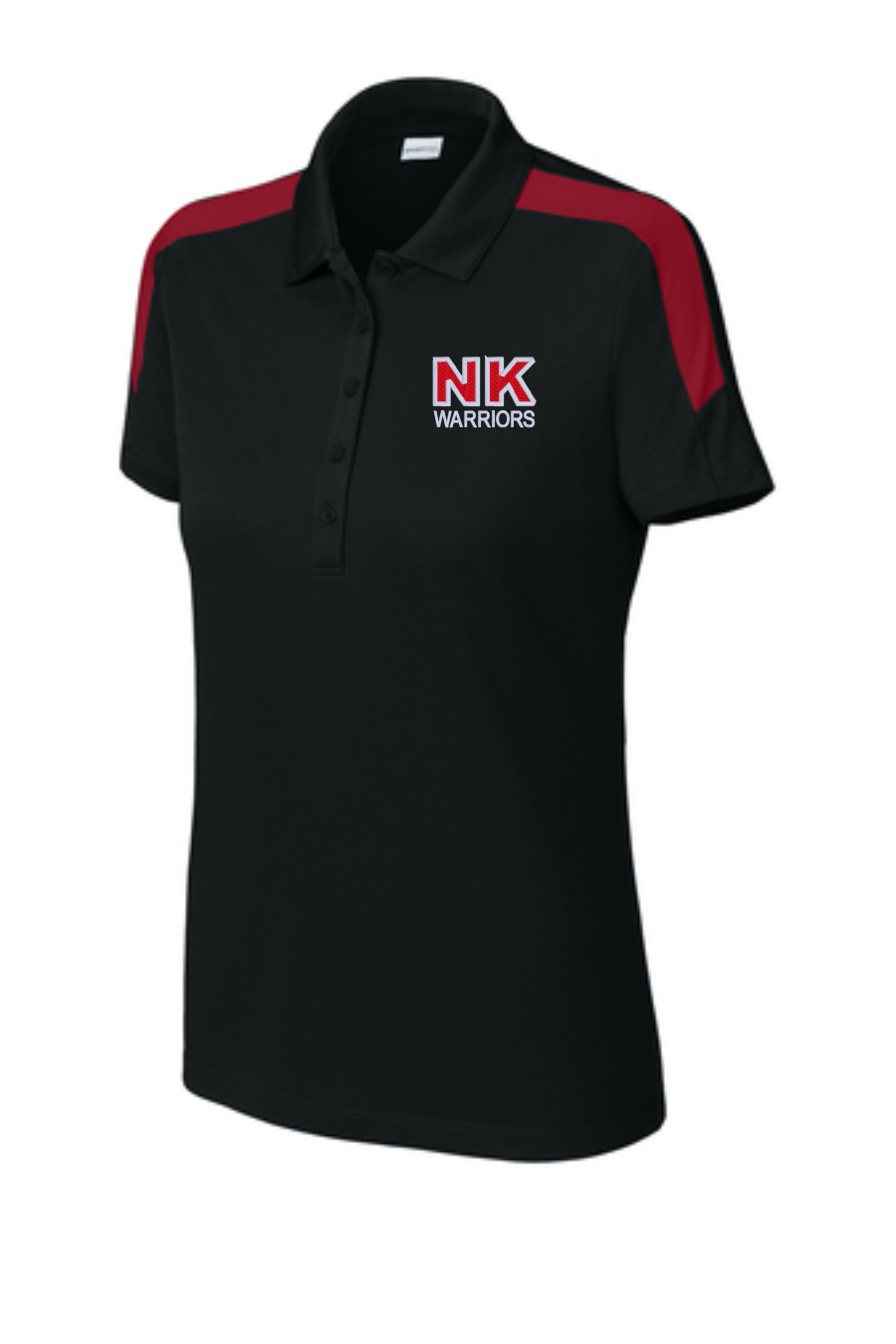 WOMENS SPORT TEK POLO NK WARRIORS EMBROIDERED LOGO