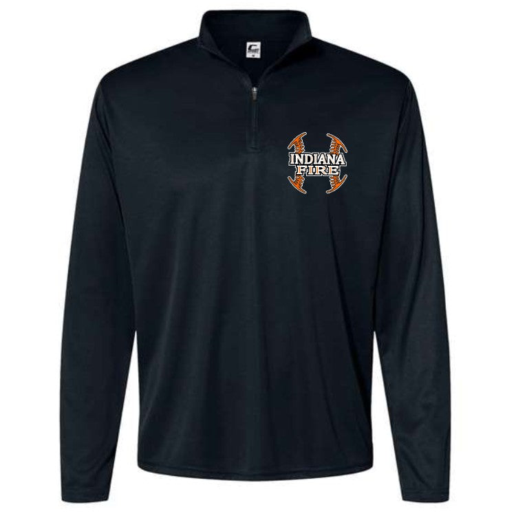 1/4 ZIP DRIFIT JERSEY PRINT TSHIRT